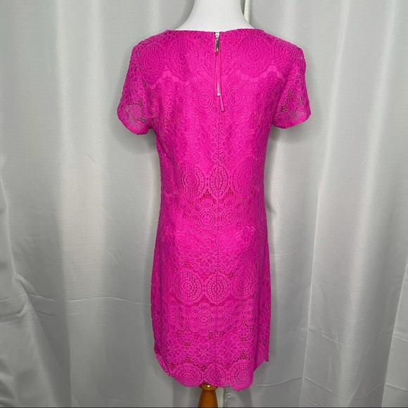 Laundry by Shelli Segal scalloped lace dress - Picture 3 of 7